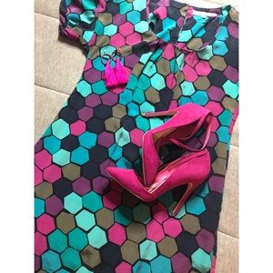 Patterned Tunic dress by Trina Turk